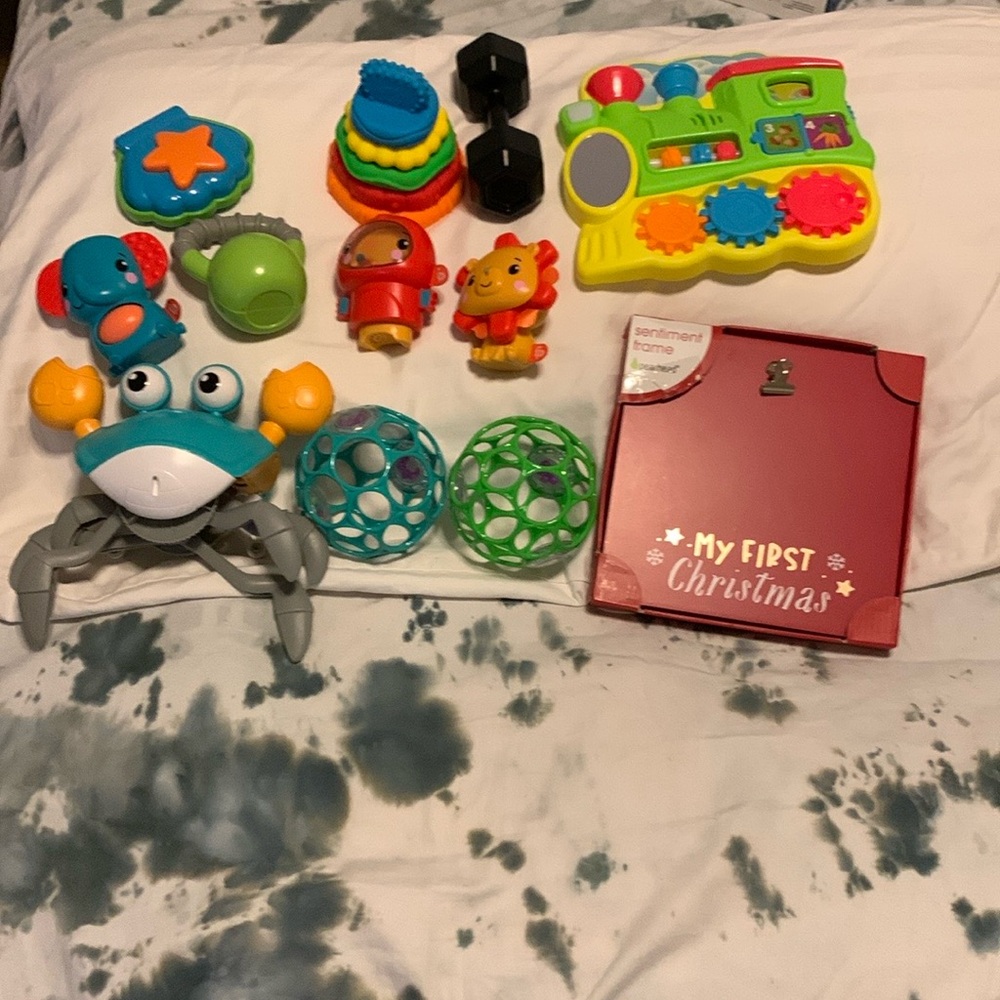 Bundle of baby toys
